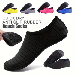 1 Pair Water Shoes Women Barefoot Socks Anti-Slip Quick-Dry Men Beach Swim Water Sports Shoes