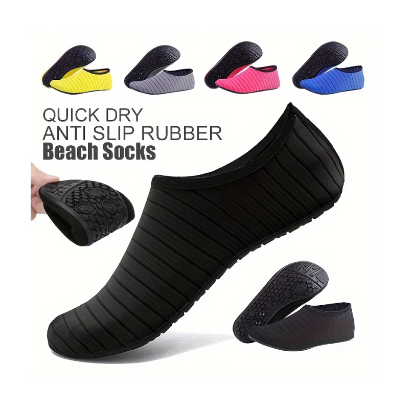 1 Pair Water Shoes Women Barefoot Socks Anti-Slip Quick-Dry Men Beach Swim Water Sports Shoes