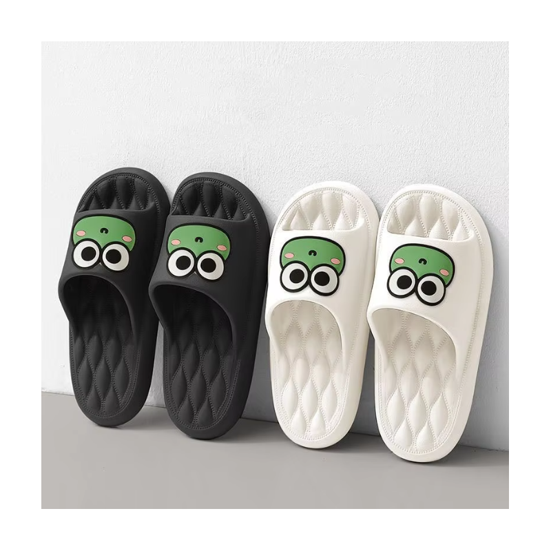 Summer Beach Slides Bathroom Anti Slip Slipper Non-Slip Home Flip Flops Cartoon Frog Soft Sandals Summer Beach Slides Bathroom Anti Slip Slipper Non-Slip Home Flip Flops Cartoon Frog Soft Sandals