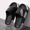 Men Slippers Summer Flat Sole Home Slippers For Women Man Open Toe Trend Slides Couple Light Beach Shoes Sandals