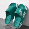 Men Slippers Summer Flat Sole Home Slippers For Women Man Open Toe Trend Slides Couple Light Beach Shoes Sandals