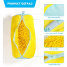 1PCS Durable Shoe Washing Machine Bag for All Shoe Types-Yellow with Blue Zipper,Ideal for Sneakers and Casual Shoes
