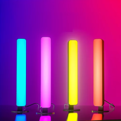 RGB Pickup Light Music Rhythm Lights Upgraded USB Rechargeable Model Christmas Decoration Desktop RGB Light Bar Music Rhythm