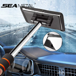 Car Front Windshield Defogging Brush Telescopic Long handle Car Household Glass Clean Brushes Dust Remover Tool