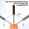 Car Front Windshield Defogging Brush Telescopic Long handle Car Household Glass Clean Brushes Dust Remover Tool
