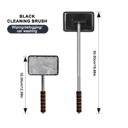 Car Front Windshield Defogging Brush Telescopic Long handle Car Household Glass Clean Brushes Dust Remover Tool