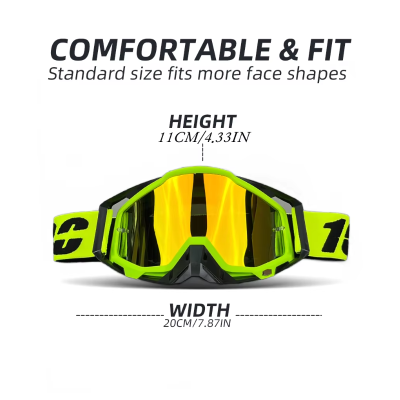 Hot Motorcycle Glasses Men Motocross Goggles Helmet MX Moto Dirt Bike ATV Ski Outdoor Sports Glass Scooter Googles Mask Cycling