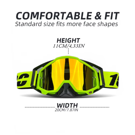 Hot Motorcycle Glasses Men Motocross Goggles Helmet MX Moto Dirt Bike ATV Ski Outdoor Sports Glass Scooter Googles Mask Cycling