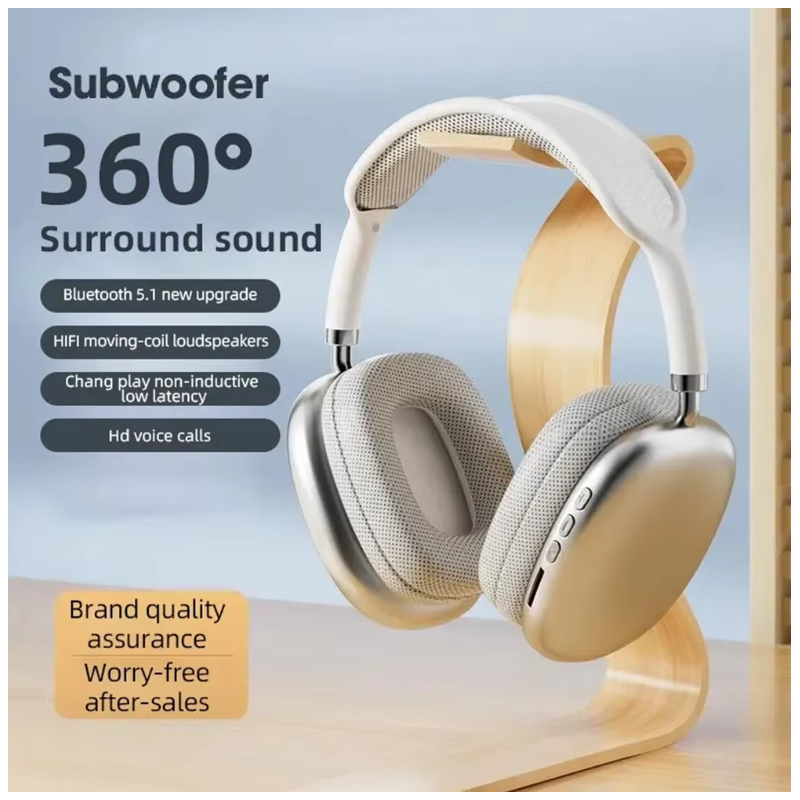 P9 Wireless Bluetooth Headset Outdoor Sports Gaming Wireless Headphones with Mic Noise Cancelling Earbuds Bluetooth Earphones
