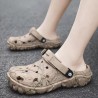 Summer Men's Sandals New Home Garden Shoes Comfortable and Lightweight Men Slippers Non-Slip Soft Bottom Flip Flop Sandals