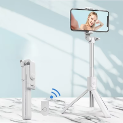 H1 Wireless Bluetooth Selfie Stick tripod monopod stand Phone holder for Outdoor travel 3 IN 1
