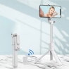 H1 Wireless Bluetooth Selfie Stick tripod monopod stand Phone holder for Outdoor travel 3 IN 1