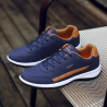 Shoes for Men Leather Sneaker Waterproof Casual Comfortable Men's Sneaker Lace Up Footwear Vulcanized Man Shoe