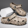 Summer Men's Sandals New Home Garden Shoes Comfortable and Lightweight Men Slippers Non-Slip Soft Bottom Flip Flop Sandals