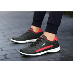 Shoes for Men Leather Sneaker Waterproof Casual Comfortable Men's Sneaker Lace Up Footwear Vulcanized Man Shoe
