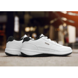 Shoes for Men Leather Sneaker Waterproof Casual Comfortable Men's Sneaker Lace Up Footwear Vulcanized Man Shoe