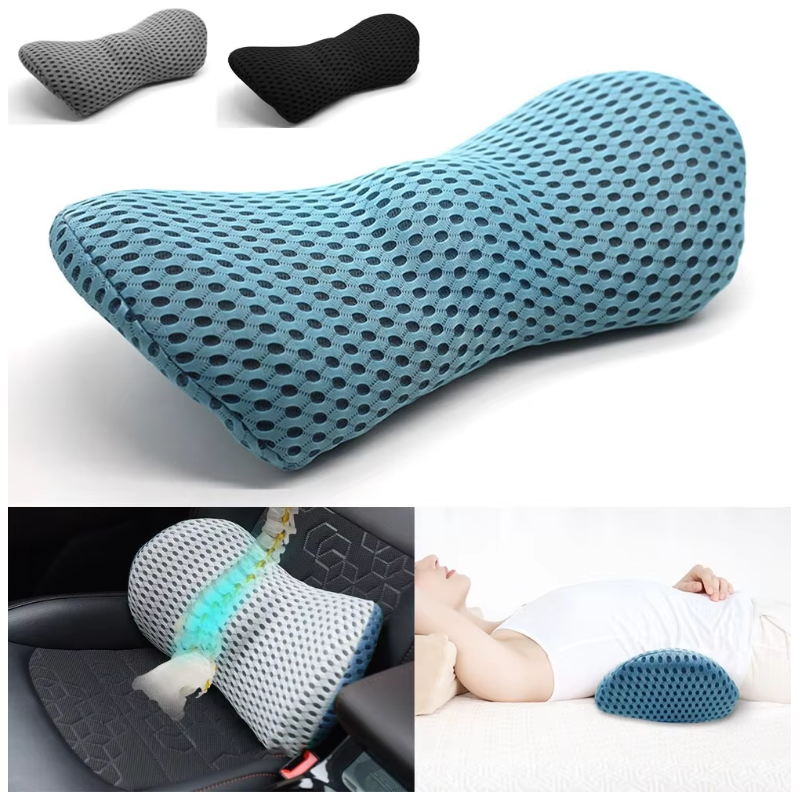 Breathable Memory Cushion Interior Accessories Bed Sleeping Pillow Car Seat Waist Pillow Lumbar Support Pillow Foam Car Cushion