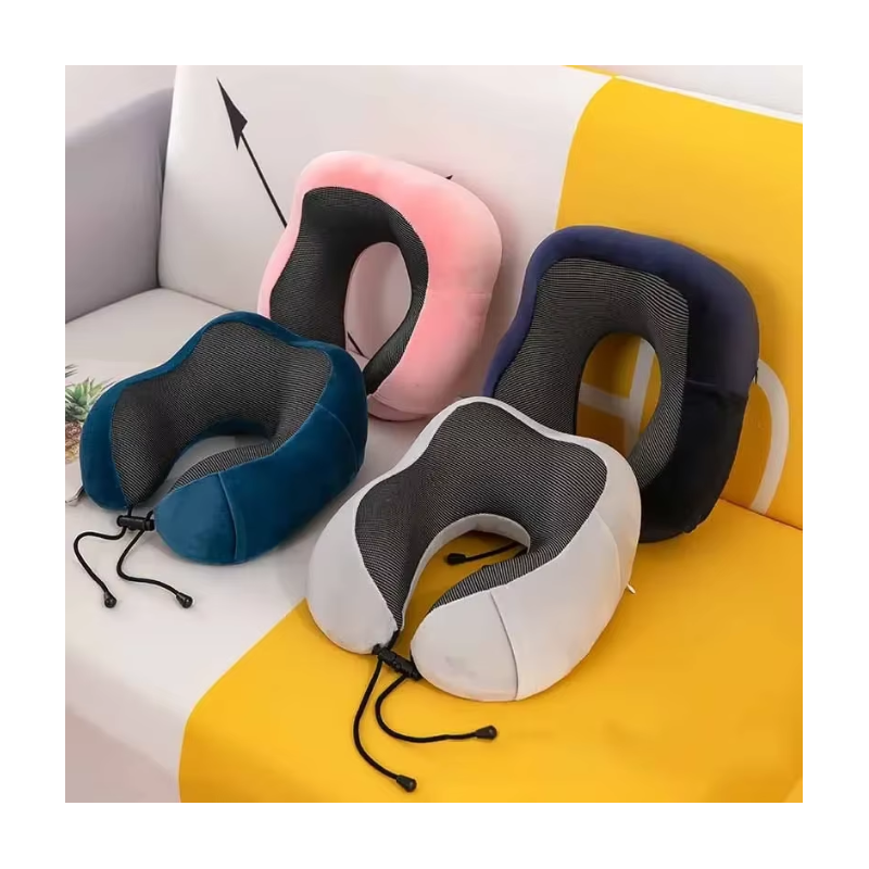 U Shaped Memory Foam Neck Pillows Soft Travel Pillow Massage Neck Pillow Sleeping Airplane Pillow Cervical Healthcare Bedding