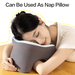Travel Neck Pillow Memory Foam U-shaped Pillow Snail Style Travel Neck Support Portable Adjustable Soft Noon Break Sleep Pillows