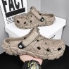 Summer Men's Sandals New Home Garden Shoes Comfortable and Lightweight Men Slippers Non-Slip Soft Bottom Flip Flop Sandals
