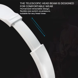 Wired Headphones 3 5mm Bass Stereo Foldable With Microphone Adjustable Headphones Suitable For Pc Mp3 Mobile Headphones