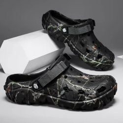 Summer Men's Sandals New Home Garden Shoes Comfortable and Lightweight Men Slippers Non-Slip Soft Bottom Flip Flop Sandals