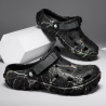 Summer Men's Sandals New Home Garden Shoes Comfortable and Lightweight Men Slippers Non-Slip Soft Bottom Flip Flop Sandals