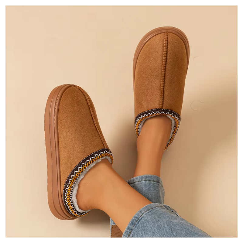 Winter Women's Slipper Fashion Fuzzy Fur Anti-slip Soft Sole Outdoor Indoor Warm Comfort Men Leisure Plush Houseshoes Couple