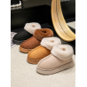 Women's Fashion Snow Boots Fluffy Plush Faux Fur Soft Slippers Winter Indoor Comfortable Home men's Shoes