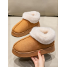 Women's Fashion Snow Boots Fluffy Plush Faux Fur Soft Slippers Winter Indoor Comfortable Home men's Shoes