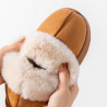 Women's Fashion Snow Boots Fluffy Plush Faux Fur Soft Slippers Winter Indoor Comfortable Home men's Shoes