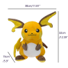 Peluche Pikachu Pichu Evolution Raichu Plush Toy Stuffed Doll Decoration Christmas Gift For Kids Children 35CM