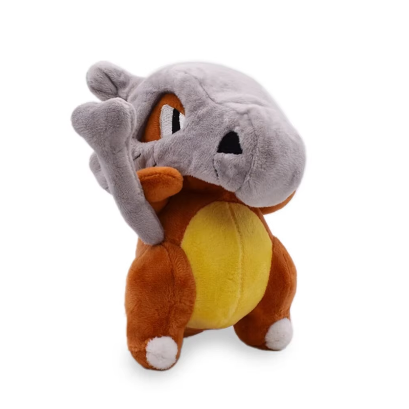 Cubone Plush Toy 7" Kola Doll, All Star Collection Cartoon Game Stuffed for Birthday Gift