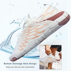Aqua Shoes For Women Men Barefoot Water Shoes Anti-Slip Quick-Drying Outdoor Beach Upstream Wading Swimming Shoe Sneakers Unisex