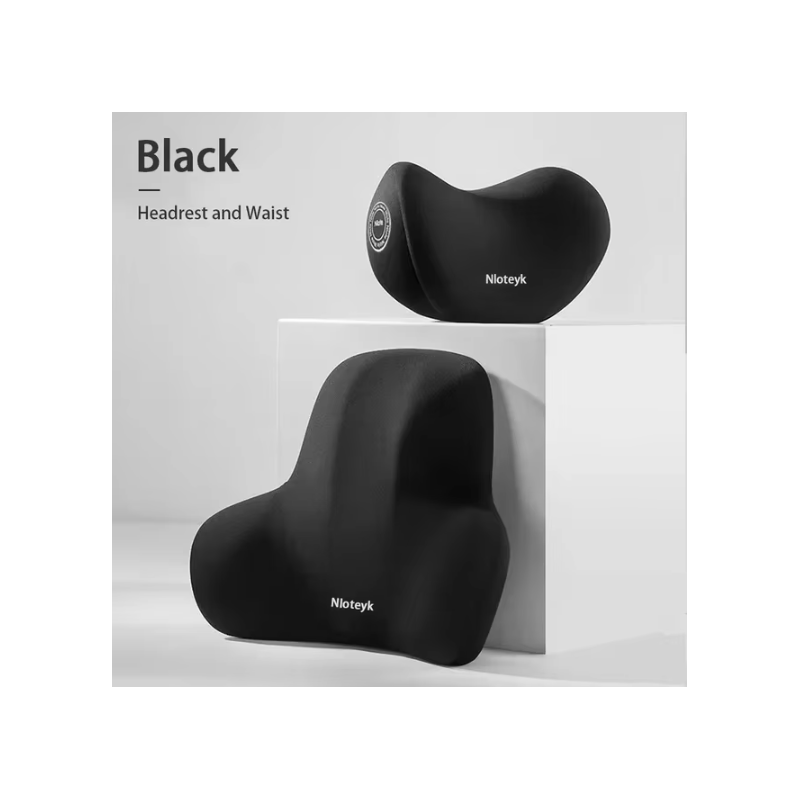 The New Memory Foam Car Neck Pillow Protects the Lumbar Back, Supports the Breathable Headrest, Relieves Pressure, and Provides