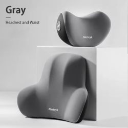 The New Memory Foam Car Neck Pillow Protects the Lumbar Back, Supports the Breathable Headrest, Relieves Pressure, and Provides