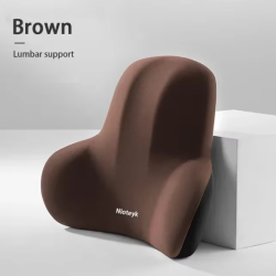 The New Memory Foam Car Neck Pillow Protects the Lumbar Back, Supports the Breathable Headrest, Relieves Pressure, and Provides