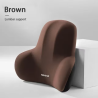 The New Memory Foam Car Neck Pillow Protects the Lumbar Back, Supports the Breathable Headrest, Relieves Pressure, and Provides