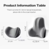 The New Memory Foam Car Neck Pillow Protects the Lumbar Back, Supports the Breathable Headrest, Relieves Pressure, and Provides