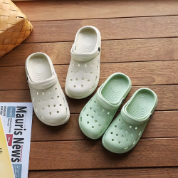 Women Clogs Summer Female Sandals Thick Bottom Home Slides Soft EVA Dry Wedges Platform Garden Shoes Beach Sandals Home Slippers