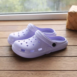 Women Clogs Summer Female Sandals Thick Bottom Home Slides Soft EVA Dry Wedges Platform Garden Shoes Beach Sandals Home Slippers