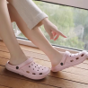 Women Clogs Summer Female Sandals Thick Bottom Home Slides Soft EVA Dry Wedges Platform Garden Shoes Beach Sandals Home Slippers