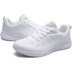 Women Casual Shoes Fashion Breathable Walking Mesh Flat Shoes Sneakers Women 2021 Gym Vulcanized Shoes White Female Footwear