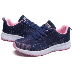 Women Casual Shoes Fashion Breathable Walking Mesh Flat Shoes Sneakers Women 2021 Gym Vulcanized Shoes White Female Footwear