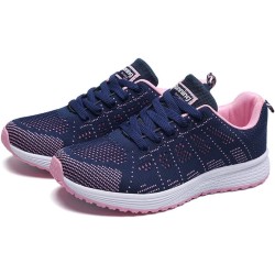Women Casual Shoes Fashion Breathable Walking Mesh Flat Shoes Sneakers Women 2021 Gym Vulcanized Shoes White Female Footwear